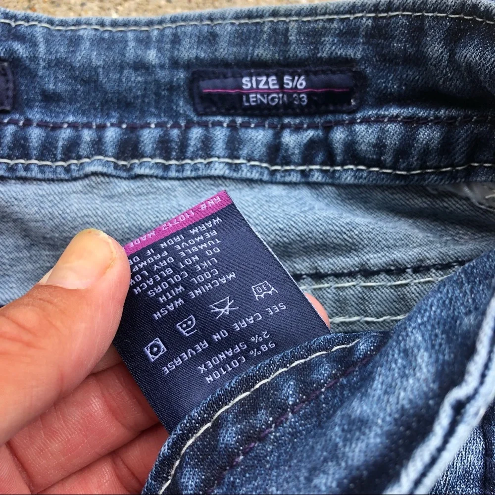 Vigoss Bootcut Jeans Size 5/6 - The Chelsea Slim Boot - Picture 5 of 9